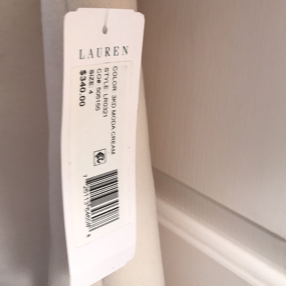 LAUREN RALPH LAUREN - NEW w TAGS wool, cashmere blend white ivory cream coat - Picture 6 of 16